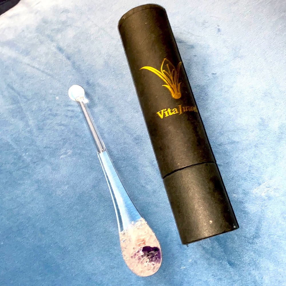 Vita Juwel glass and crystals for single water glass or small pitcher.